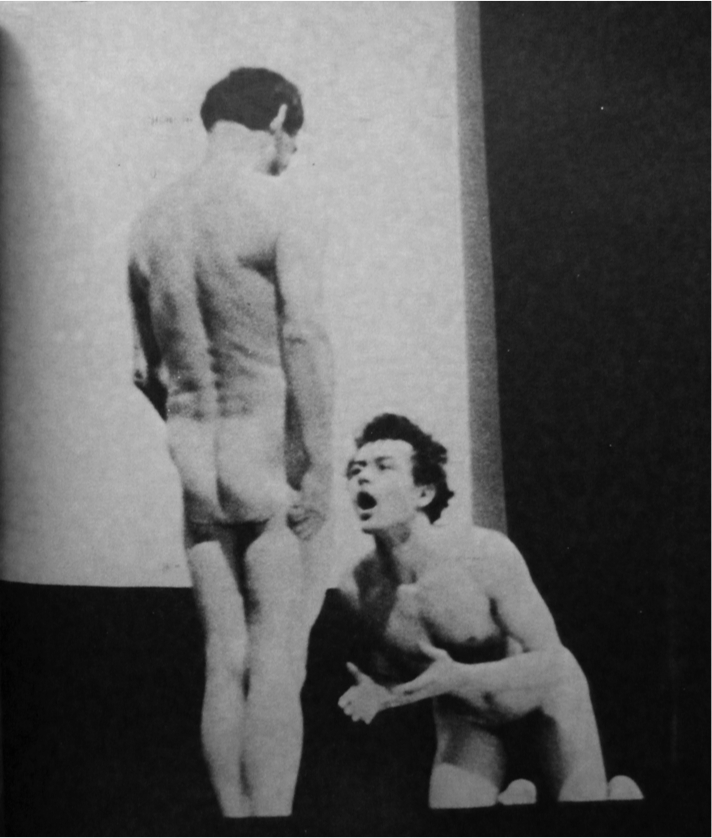 Otto Muehl: Pissaktion, Muenchen 1968
