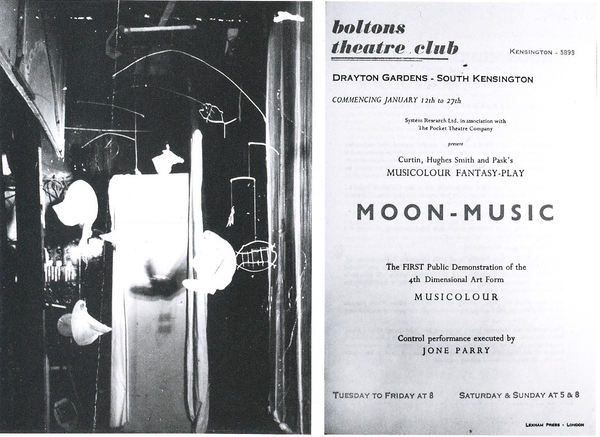 Gordon Pask: Musicolor: Moon-Music 1954