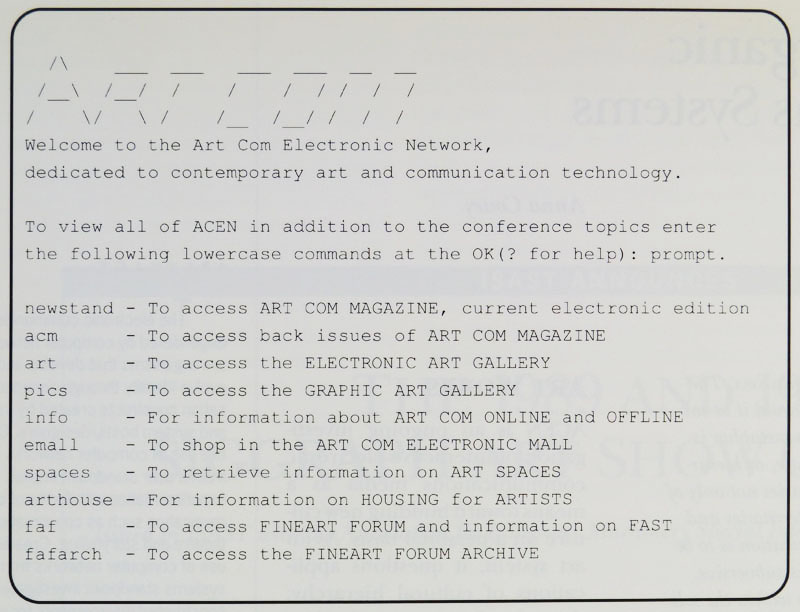 ACEN: start menu 1986