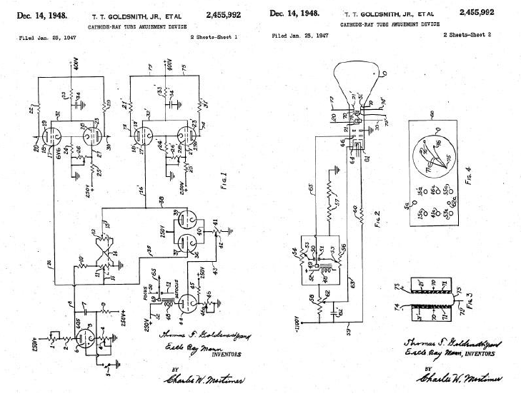 Goldsmith/Grove/Kay: Cathode Ray Tube Device 1948