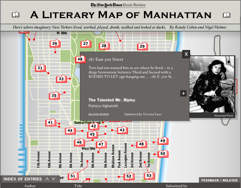 A Literary Map of Manhattan: Tag 48: 187 East 51st Street