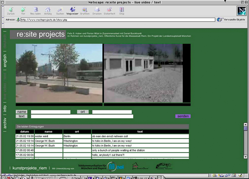 Re:Site Projects: Website